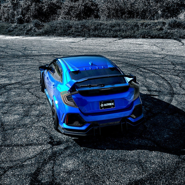 AlphaRex 2016 - 2021 Honda Civic Hatchback / 2017 - 2021 Type-R FK8 Nova-Series LED Tail Lights - Clear Smoke