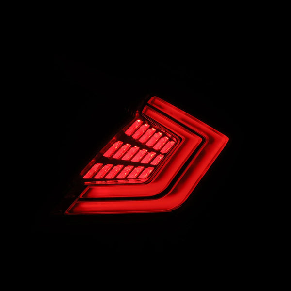 AlphaRex 2016 - 2021 Honda Civic Hatchback / 2017 - 2021 Type-R FK8 Nova-Series LED Tail Lights - Clear Smoke