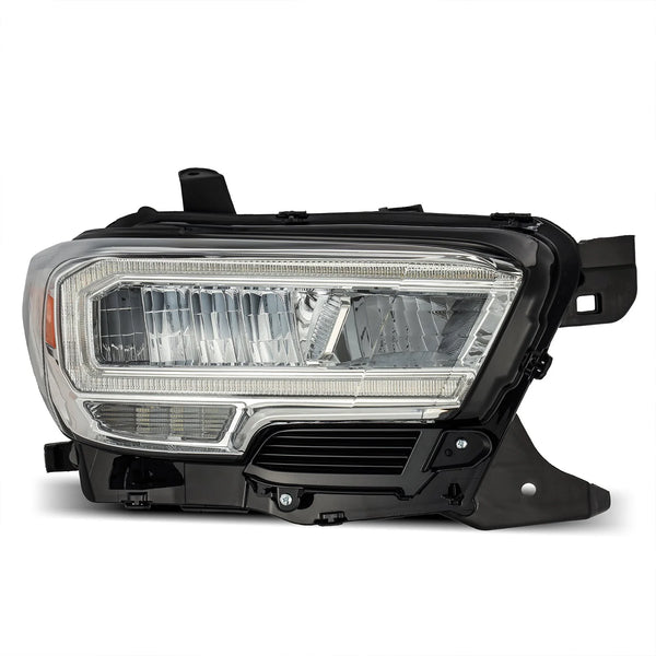 AlphaRex 2016 - 2023 Toyota Tacoma LUXX-Series Crystal Headlights - Chrome