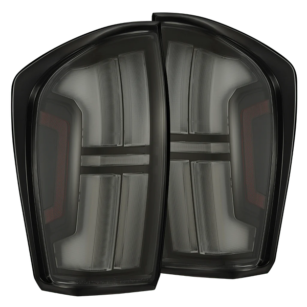 AlphaRex 2016 - 2023 Toyota Tacoma NOVA-Series Prismatic LED Tail Lights Alpha-Black
