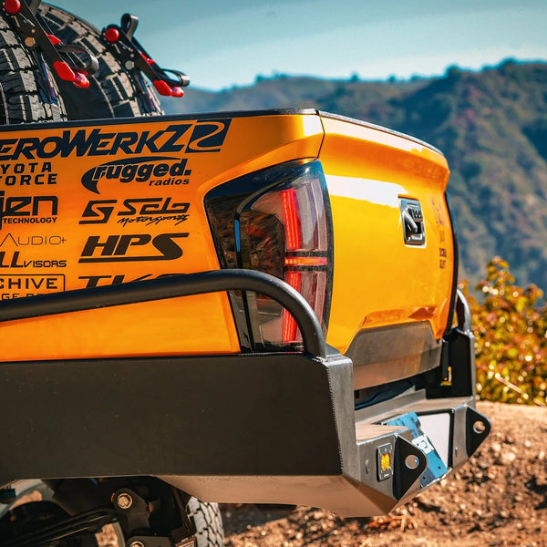 AlphaRex 2016 - 2023 Toyota Tacoma NOVA-Series Prismatic LED Tail Lights Alpha-Black