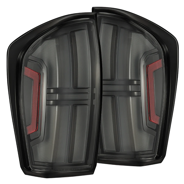 AlphaRex 2016 - 2023 Toyota Tacoma NOVA-Series Prismatic LED Tail Lights Black