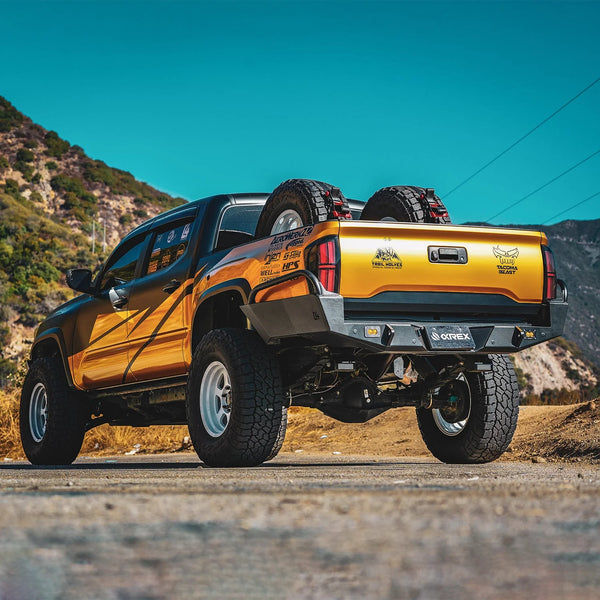 AlphaRex 2016 - 2023 Toyota Tacoma NOVA-Series Prismatic LED Tail Lights Black