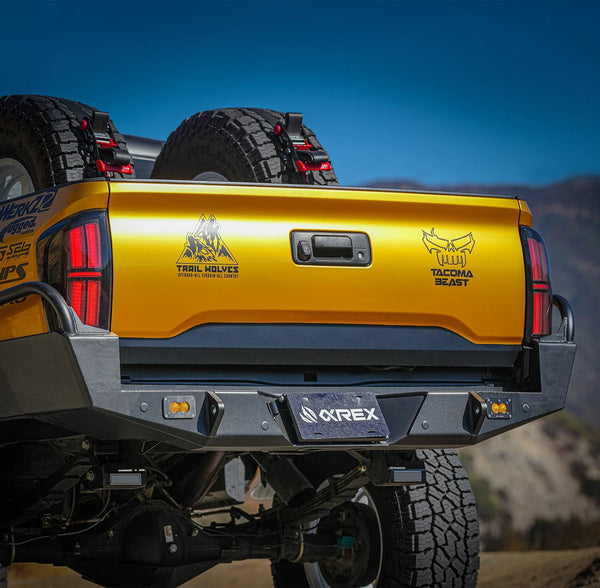 AlphaRex 2016 - 2023 Toyota Tacoma NOVA-Series Prismatic LED Tail Lights Black