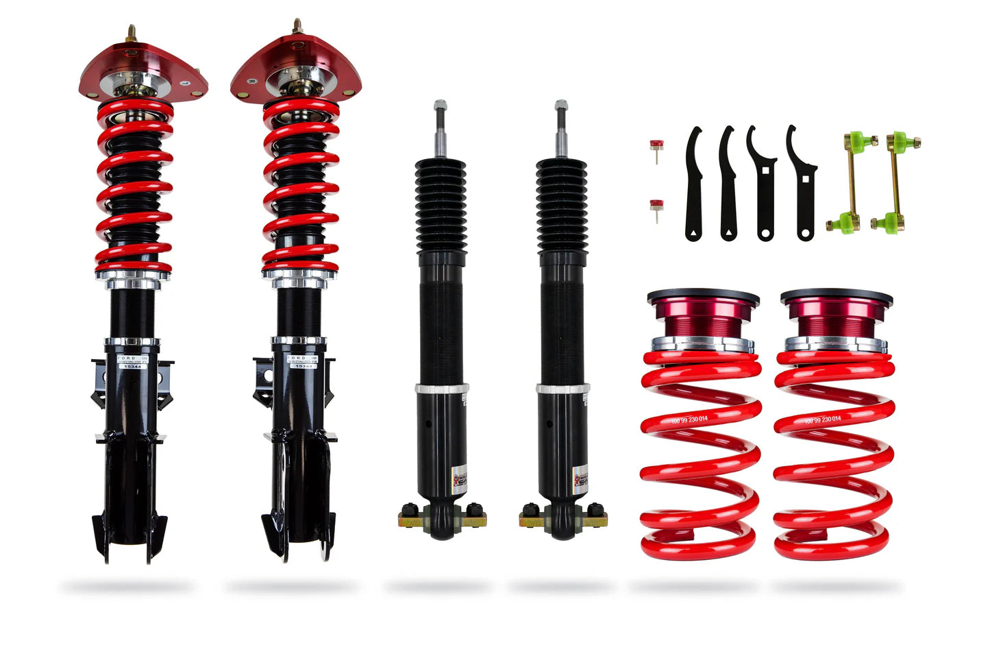 Pedders 2015 - 2023 Ford Mustang S550 Includes Plates Extreme Xa Coilover Kit