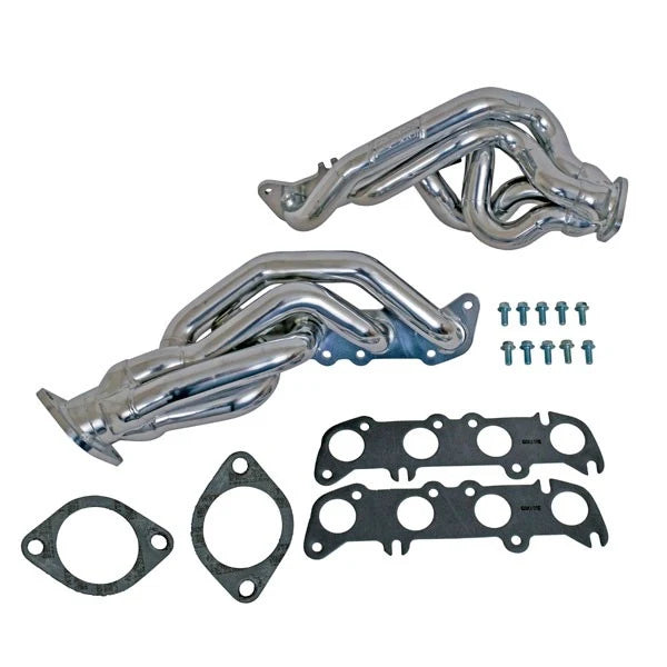 BBK 2011 - 2014 Mustang GT Shorty Tuned Length Exhaust Headers - 1-5/8 Silver Ceramic