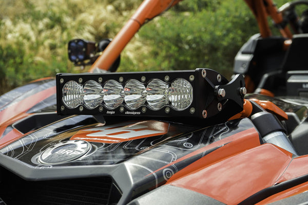 Baja Designs OnX6+ LED 10 Inch Shock Mount Light Bar Kit - Can-Am 2017 - 2024 Maverick X3 - Amber