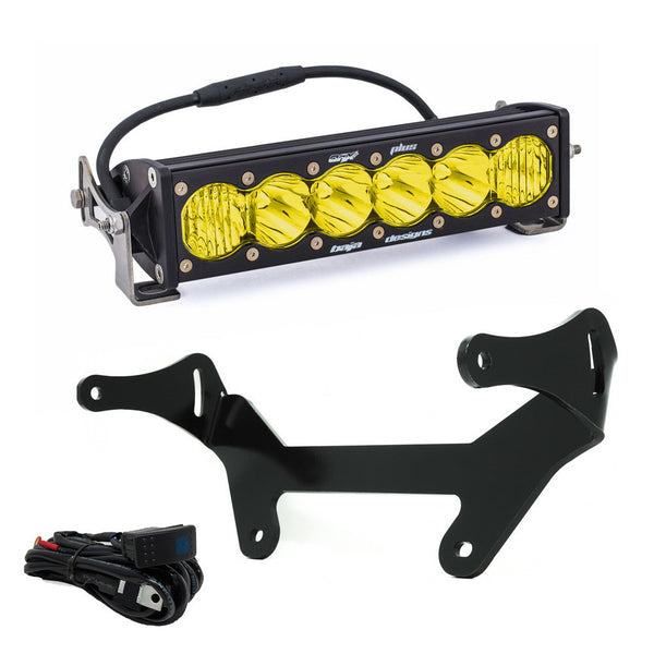 Baja Designs OnX6+ LED 10 Inch Shock Mount Light Bar Kit - Can-Am 2017 - 2024 Maverick X3 - Amber