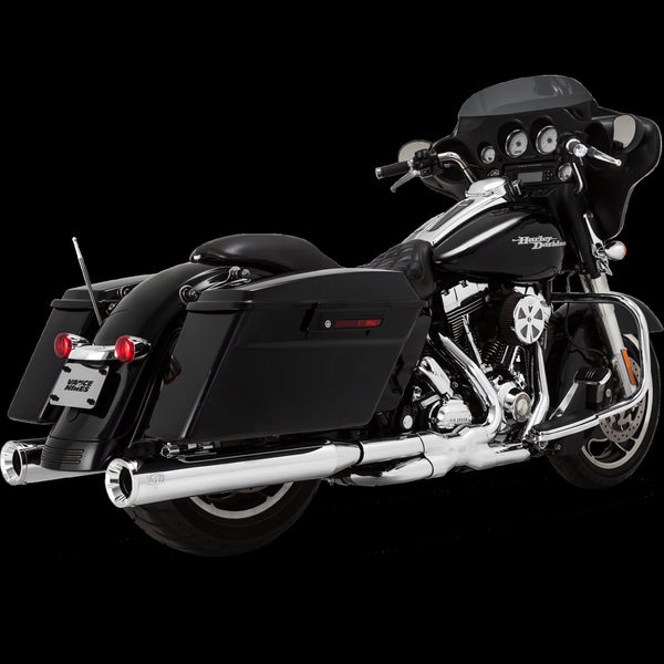 Vance & Hines Harley Davidson Touring 1995 - 2016  Eliminator 400 Chrome Slip-On Exhaust