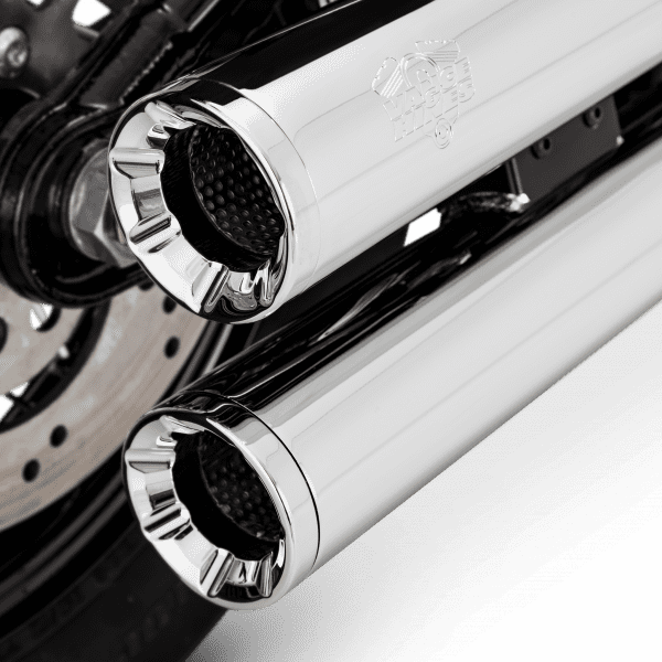 Vance & Hines Harley Davidson Softail Heritage / Deluxe 2018 - 2022 Eliminator 300 Chrome Slip-On Exhaust