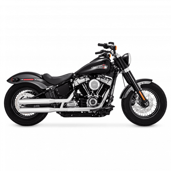 Vance & Hines Harley Davidson Softail Heritage / Deluxe 2018 - 2022 Eliminator 300 Chrome Slip-On Exhaust