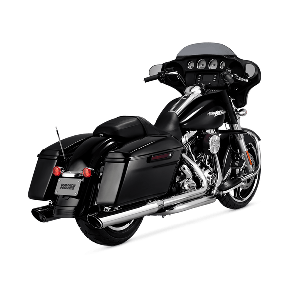 Vance & Hines Harley Davidson Touring Models 1995 - 2016 Twin Slash Round Slip-On Exhaust