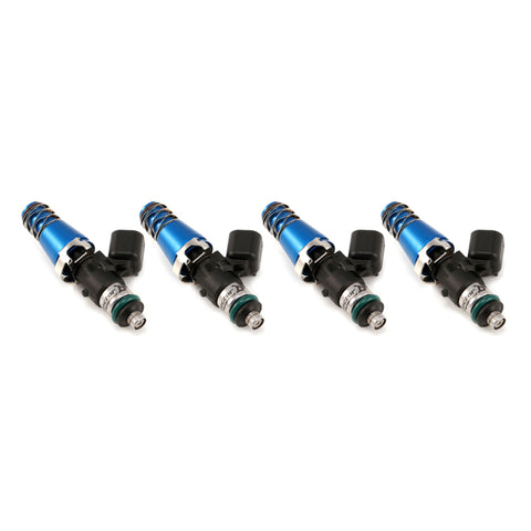 Injector Dynamics 1340cc Injectors - 60mm Length - 11mm Blue Top - 14mm Lower O-Ring (Set of 4) - Honda 1988 - 2000 Civic / 1992 - 2002 Accord / 1992 - 2001 Prelude / 1990 - 2001 Integra / 240SX / 3S-GTE