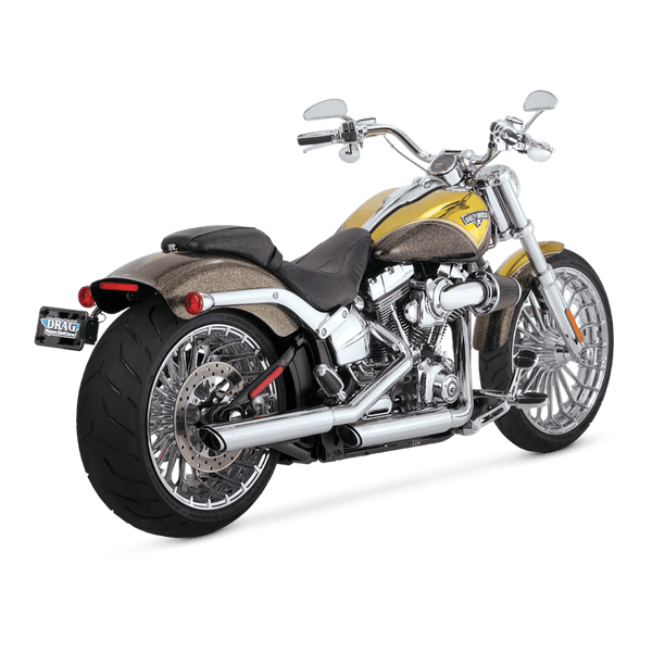 Vance & Hines Harley Davidson Softail 2018 - 2023 Twin Slash Chrome PCX Slip-On Exhaust