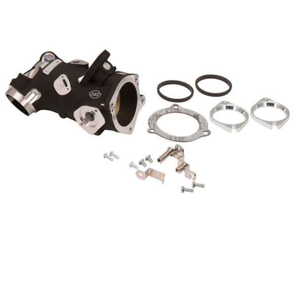 S&S Cycle Harley Davidson 2002 - 2005 Big Twin Size 410 Cable Operated Throttle Body Kit - Wrinkle Black