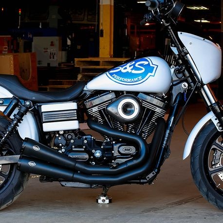 S&S Cycle Stealth Air Cleaner Kit with Carbon Fiber Cover for 2001-2015 fuel-injected Softail® models, 2004-2017 fuel-injected Dyna® models, and 2003-2007 fuel-injected Touring models