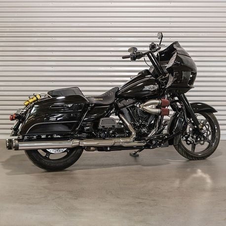 S&S Cycle 2017 - 2020 Harley Davidson M8 Models Tuned Induction Air Cleaner Kit - Stainless Steel