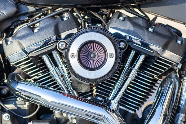 S&S Cycle 2007 - 2021 Harley Davidson XL Sportster Models Stealth Air Stinger w/ Chrome Teardrop