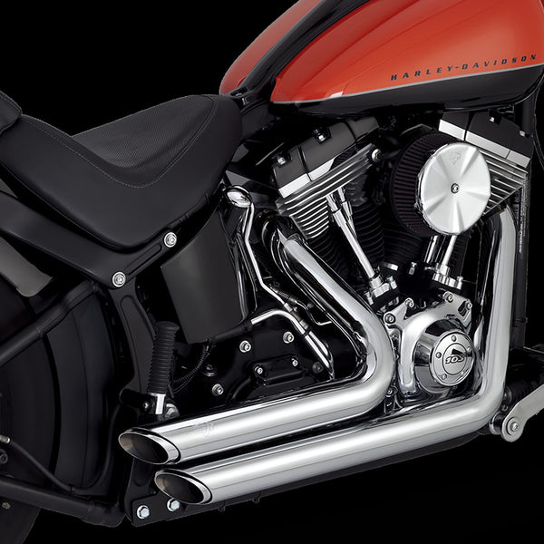 Vance & Hines Harley Davidson Softail 2012 - 2017 Shortshots Staggered Chrome Full System Exhaust