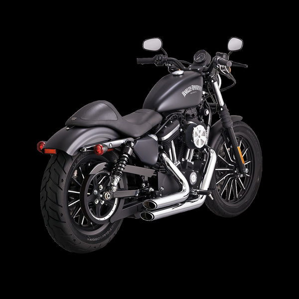 Vance & Hines Harley Davidson Softail 2012 - 2017 Shortshots Staggered Chrome Full System Exhaust