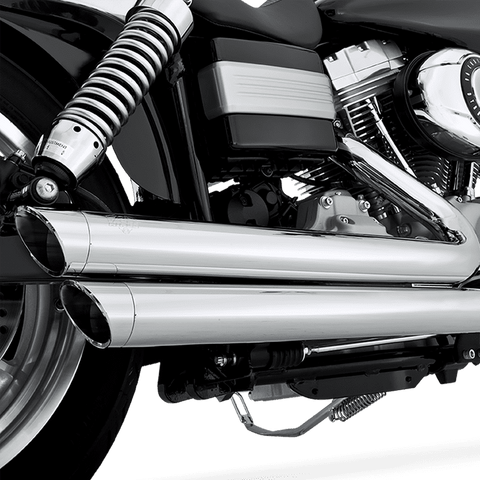 Vance & Hines Harley Davidson Dyna 2006 - 2017 Bigshots Staggered Chrome PCX Full System Exhaust
