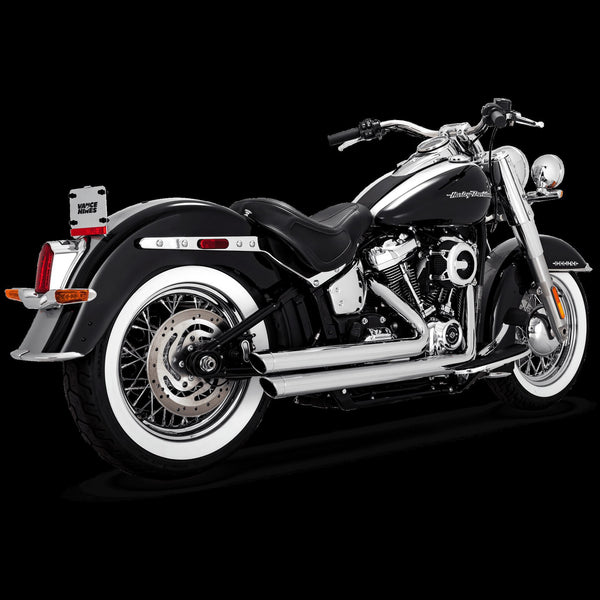 Vance & Hines Harley Davidson Dyna 2006 - 2009 Bigshots Staggered Chrome Full System Exhaust