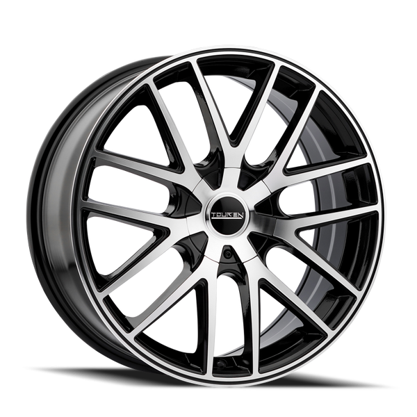 Touren 3260 TR60 17x7.5 / 5x100/5x114.3 BP / 42mm Offset / 72.62mm Hub Gloss Black Machined Wheel
