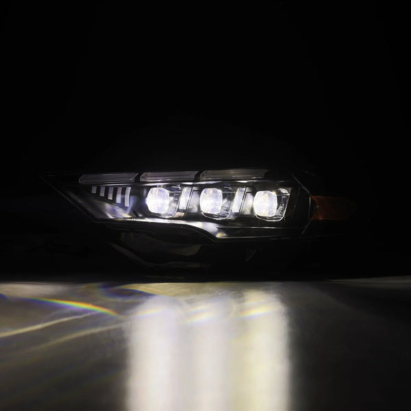 AlphaRex 2018 - 2023 Ford Mustang NOVA LED Proj Headlights Black w/Activ Light/Seq Signal/Switch DRL