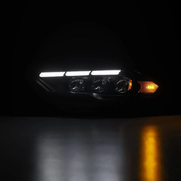 AlphaRex 2018 - 2023 Ford Mustang NOVA LED Proj Headlights Black w/Activ Light/Seq Signal/Switch DRL