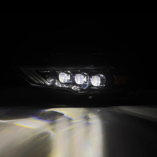 AlphaRex 2018 - 2023 Ford Mustang NOVA-Series LED Projector Headlights Alpha-Black