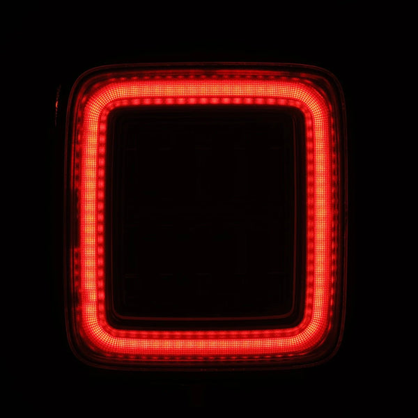 Alpharex 2018 + Jeep Wrangler JL NOVA-Series LED Tail Lights - Clear