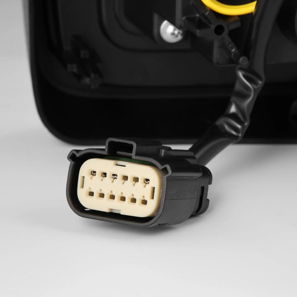 Alpharex 2018 + Jeep Wrangler JL NOVA-Series LED Tail Lights - Clear