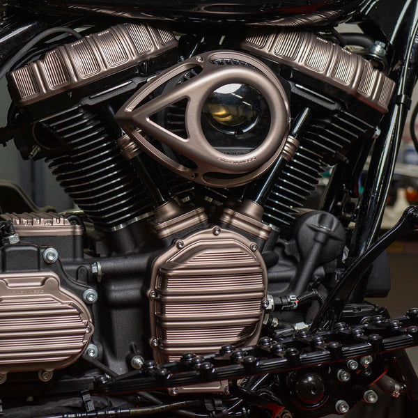 Arlen Ness Clear Tear Sucker Titanium - 1999 - 2017 Harley Davidson Twin Cam