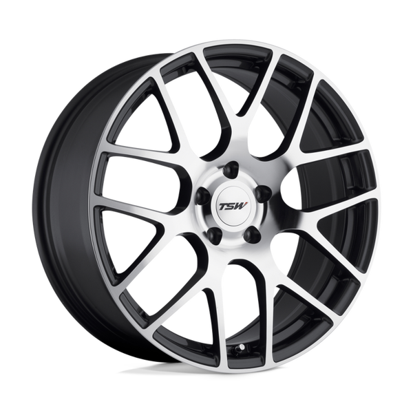 TSW NURBURGRING Gunmetal W/ Mirror Cut Face 22x10.5 +56 5x130mm 71.5mm