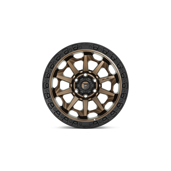 Fuel Covert D696 Bronze W/ Black Ring D696 17x9 -12 5x5 ( 5x127 )