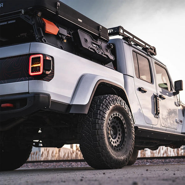 AlphaRex 2019 + Jeep Gladiator JT Nova-Series Prismatic LED Tail Lights - Alpha-Black