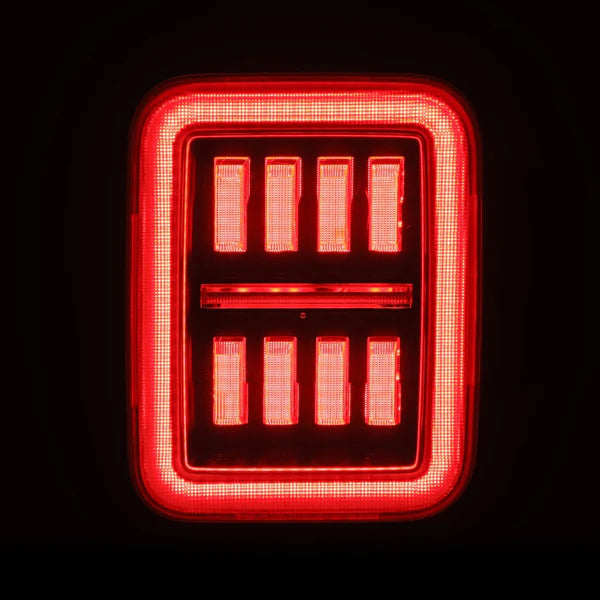 AlphaRex 2019 + Jeep Gladiator JT Nova-Series Prismatic LED Tail Lights - Alpha-Black