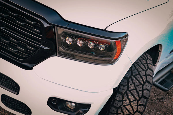 AlphaRex 2019 + Dodge Ram 1500 (No Clsc/Ltd/TRX) NOVA-Series LED Proj Headlight Alpha-Black (Converter Req.)