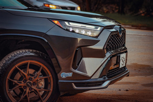 AlphaRex 2019 - 2024 Toyota RAV4 (High Trim) NOVA LED Projector Headlights Black