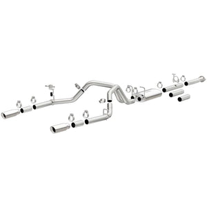 MagnaFlow Stainless Cat-Back Exhaust 2011 - 2019 Chevy Silverado / GMC Sierra 2500HD / 3500HD 6.0L Dual Split Rear Exit 4in