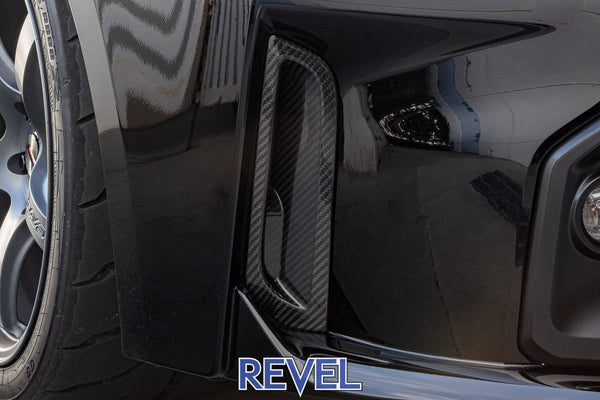 Revel GT Dry Carbon Front Bumper Duct Covers 2023 + Toyota GR Corolla - 2 Pieces