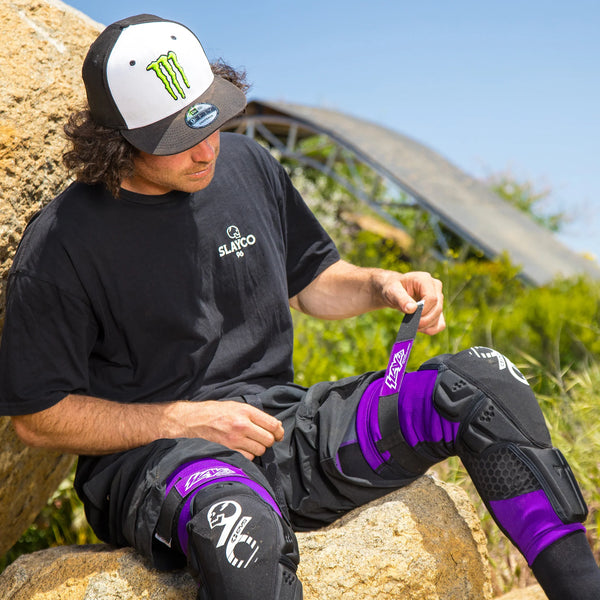 EVS Slayco Knee Guard Purple/Black
