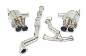 Invidia 2022+ Subaru WRX VB Q300 Single Layer Titanium Burnt Quad Tip Cat-back Exhaust