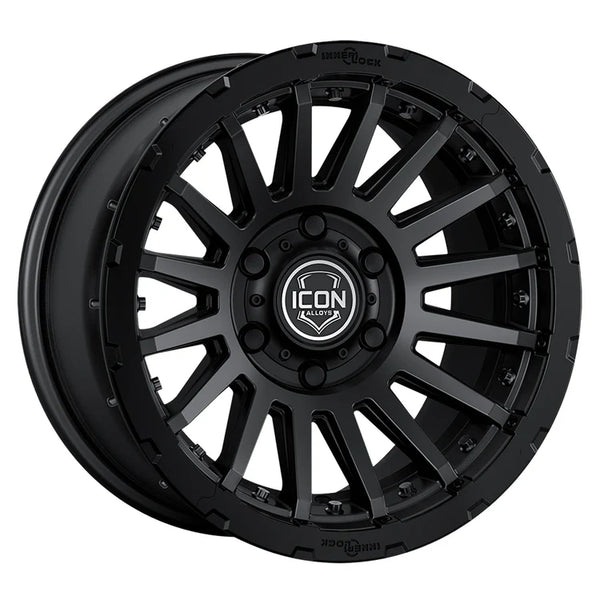 ICON Recon Pro 18x9 6 x 5.5 ( 6x139.7 ) 25mm Offset 6in BS 95.1mm Bore Satin Black Wheel