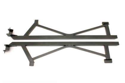 BMR 2005 - 2014 S197 Mustang Weld-On Boxed Subframe Connectors - Red / Black