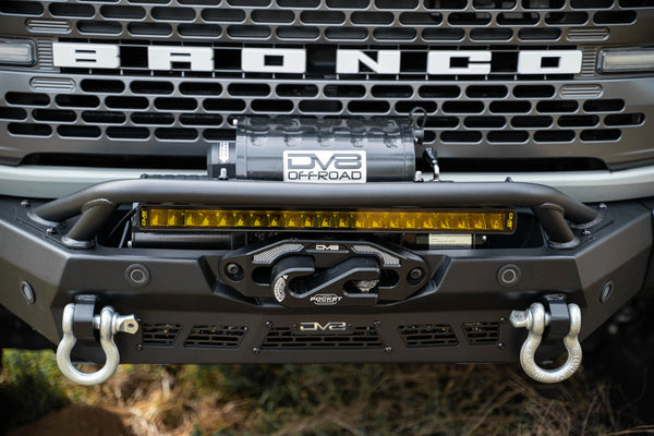 DV8 Offroad 20In Elite Series Amber LED Light Bar - Single Row