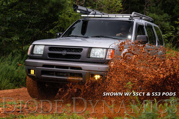 Diode Dynamics 42 In LED Light Bar Single Row Straight Clear Combo Each Stage Series