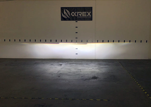 AlphaRex 2018 - 2020 Ford F-150 LUXX LED Proj Headlights Plank Style Chrome w/Activ Light/DRL