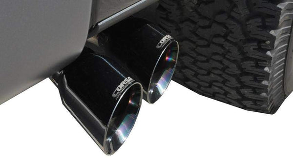 Corsa 2011 - 2014 Ford F-150 Raptor 6.2L V8 133in Wheelbase Black Xtreme Cat-Back Exhaust