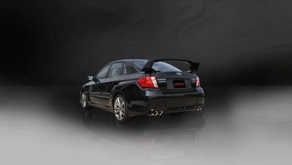 Corsa 2011 - 2014 Subaru Impreza Sedan STI 2.5L Turbo Manual Black Sport Cat-Back Exhaust